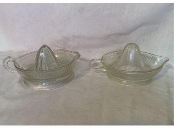 Two Glass Juicers
