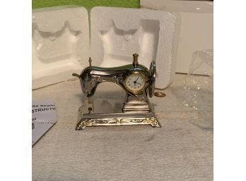 Small Sewing Machine Clock
