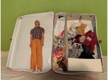 Fashion Doll Case With Ken And Clothing