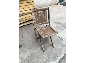 Wood Folding Chair