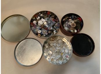 Tins Full Of Buttons