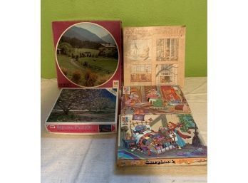 Five Puzzles Including A 4 In 1