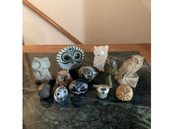Small Owl Figurines