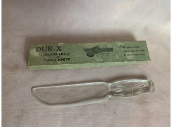 Dur-x Glass Fruit And Cake Knife