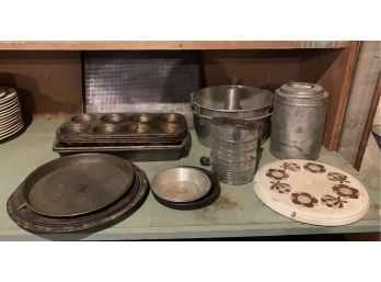 Cake Pans, Muffin Tins, Sifter, And More