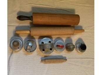 Rolling Pins And Biscuit Cutters