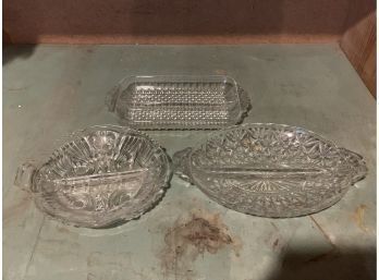 Divided Glass Dishes