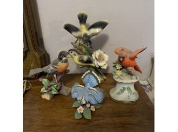 Bird Figurines Including Lenox And Andrea By Sadek