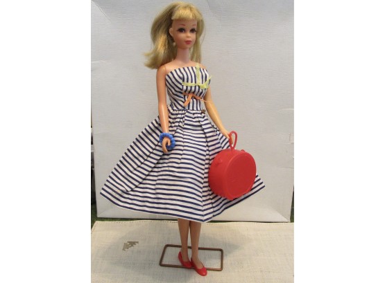 1965 Mattel Barbie With Stand