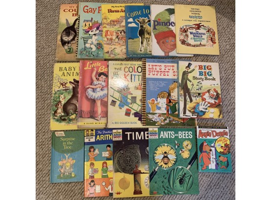 Assortment Of Vintage Childrens Books