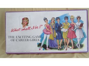 1966 What Shall I Be? - The Exciting Game Of Career Girls Board Game