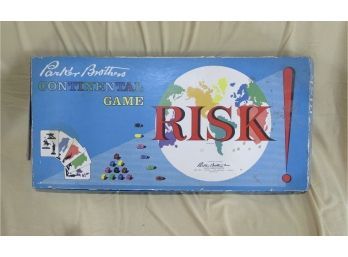 Parker Brothers Continental Game Risk 1950s