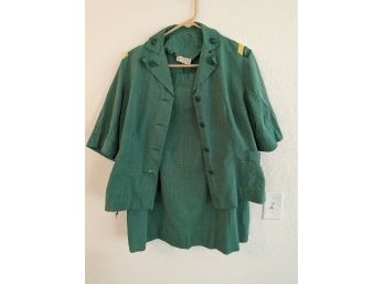 Vintage Girl Scouts Leader 2 Piece Uniform