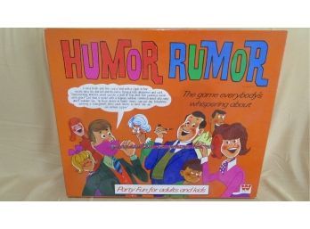 1969 Humor Rumor Game - The Game Everyone Is Talking About