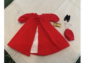 Mattel Barbie Red Swing Coat 1960s