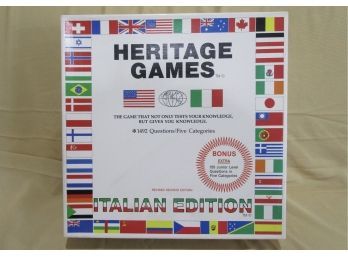 Heritage Games Italian Edition 1492 Questions / 5 Categories