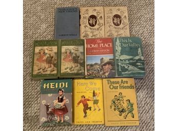 Vintage Young Adults Books - Heidi, Bunny Brown, Etc.