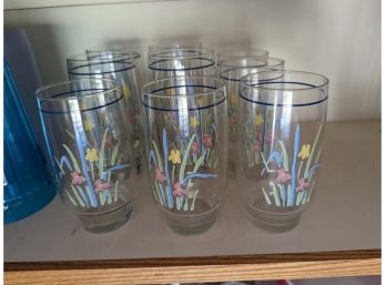 Colorful Floral Glasses