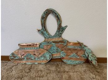 Metal Pottery Hanging Wall Art - Artist Signed