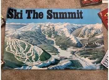 2 Vintage Ski The Summit Posters