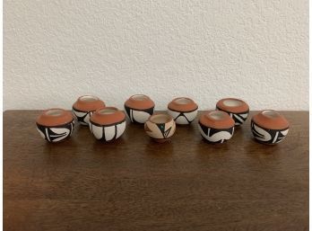 Assortment Of Tiny Pottery Pots