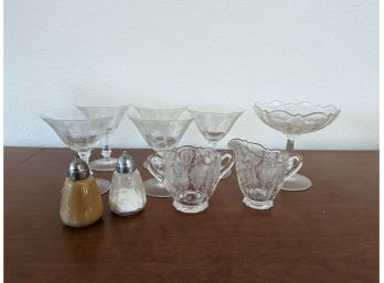 Floral Design Glassware