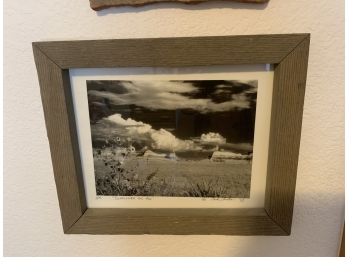 Sunflower And Pass Framed Photo