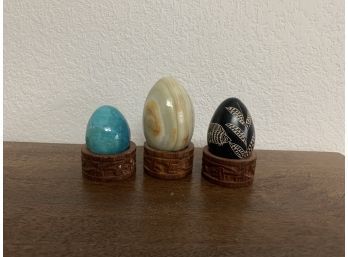 Decorative Stone Eggs