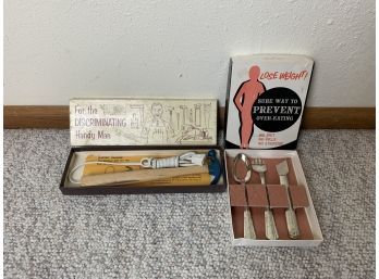 1960s Gag Gifts - Weightloss Utensils And Electric Hammer