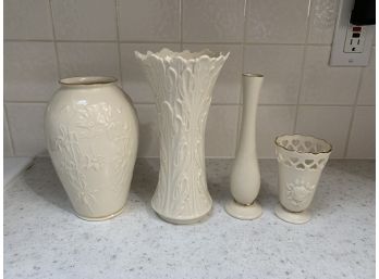Gouping Of 4 Lenox Vases
