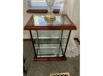 Glass Display Case Side Table (#2)