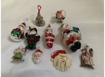 Santa Claus Themed Christmas Ornaments