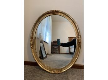 Carolina Mirror Company Gold Toned Framed Mirror
