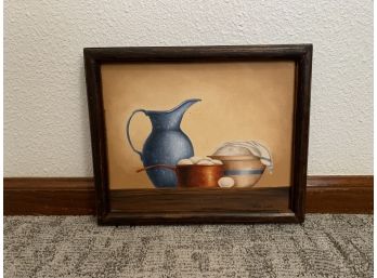 Still Life Oil Painting Signed By Artist