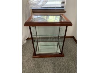 Glass Display Case Side Table (#1)