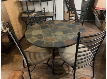 Dining Room Tile Top Table And Chairs