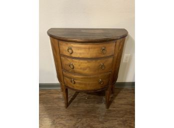 Imperial Grand Rapids Demilune Table With 3 Drawers
