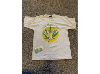 Vintage 16th Annual Bong-A-Thon Shirt Invitational 1989 And Event Pass