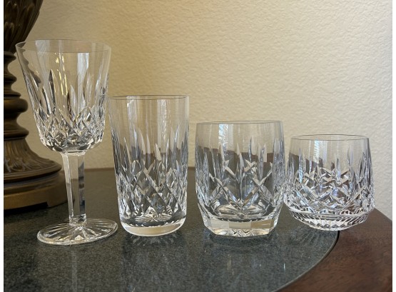 Waterford Lismore Cut Crystal Glass Set 21 Pieces