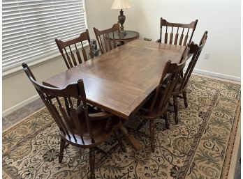 Pioneer Treasury By Temple Stuart Dining Table And Chairs