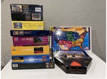 Assortment Of Puzzles - Some Unopened