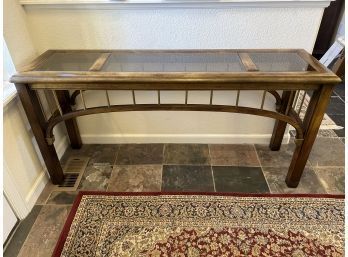 Glass Top Console / Entry Table