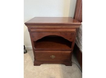 Solid Cherry Nightstand  End Table Desk