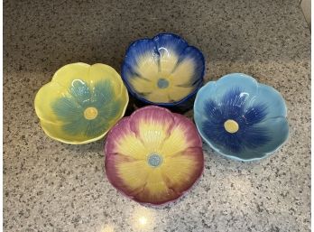 Set Of 4 Avon Flower Bowls