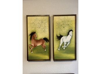 Magic Touch Art Gallery Co. Original Batiks Galloping Horses