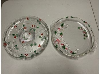 Mikasa Serving Platter With Matching Chip And Dip Set