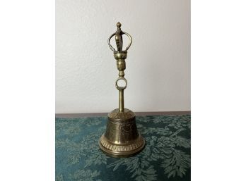 Vintage Brass Tibetan Temple Bell