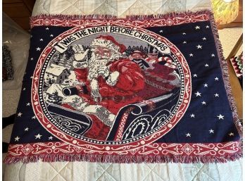 Twas The Night Before Christmas Throw Blanket