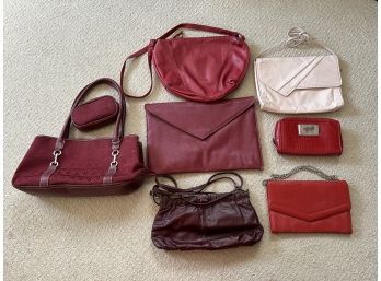 Red / Pink Toned Handbags Purses