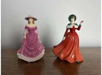 Royal Doulton Figurines - Summer Breeze And Winter's Day